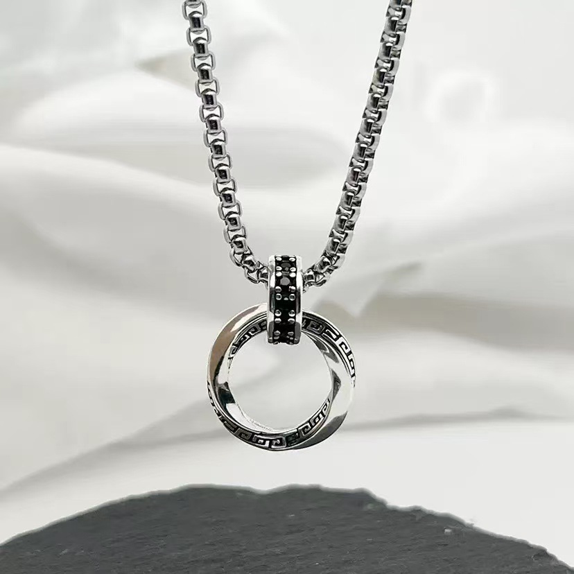 925 Sterling Silver Chain Necklace Men - Yeni 925 Ayar Gümüş Kolye Vintage