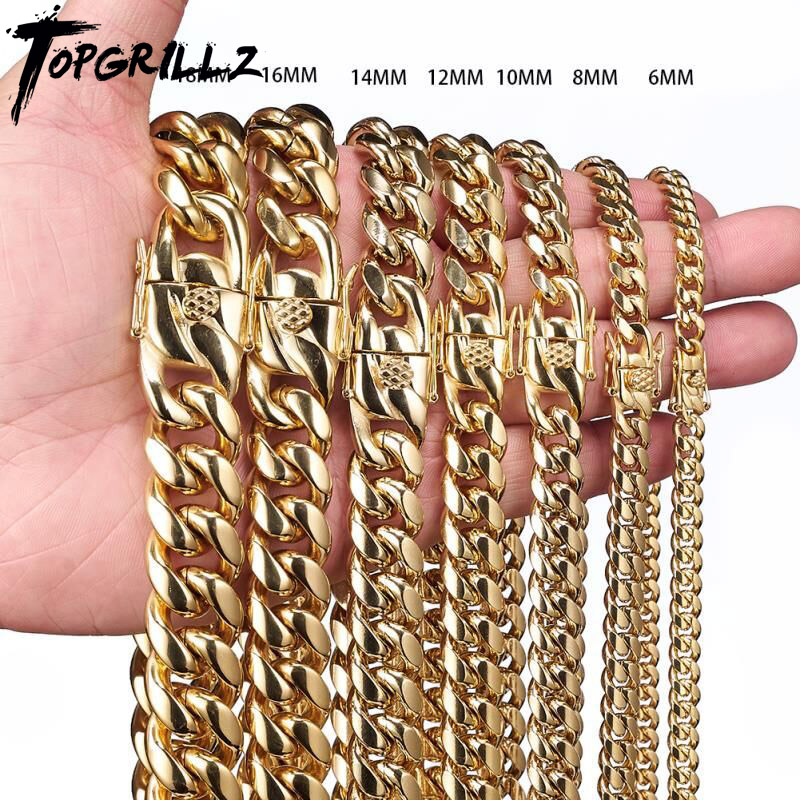 TOPGRILLZ paslanmaz çelik altı - Cuban Link Chain 12Mm incelemesi ve fiyatı