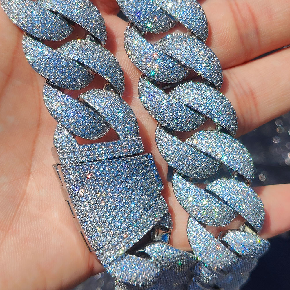 Lüks 24MM 6 Sıralı Küme 5A Elm - Cuban Link Chain 12Mm incelemesi ve fiyatı