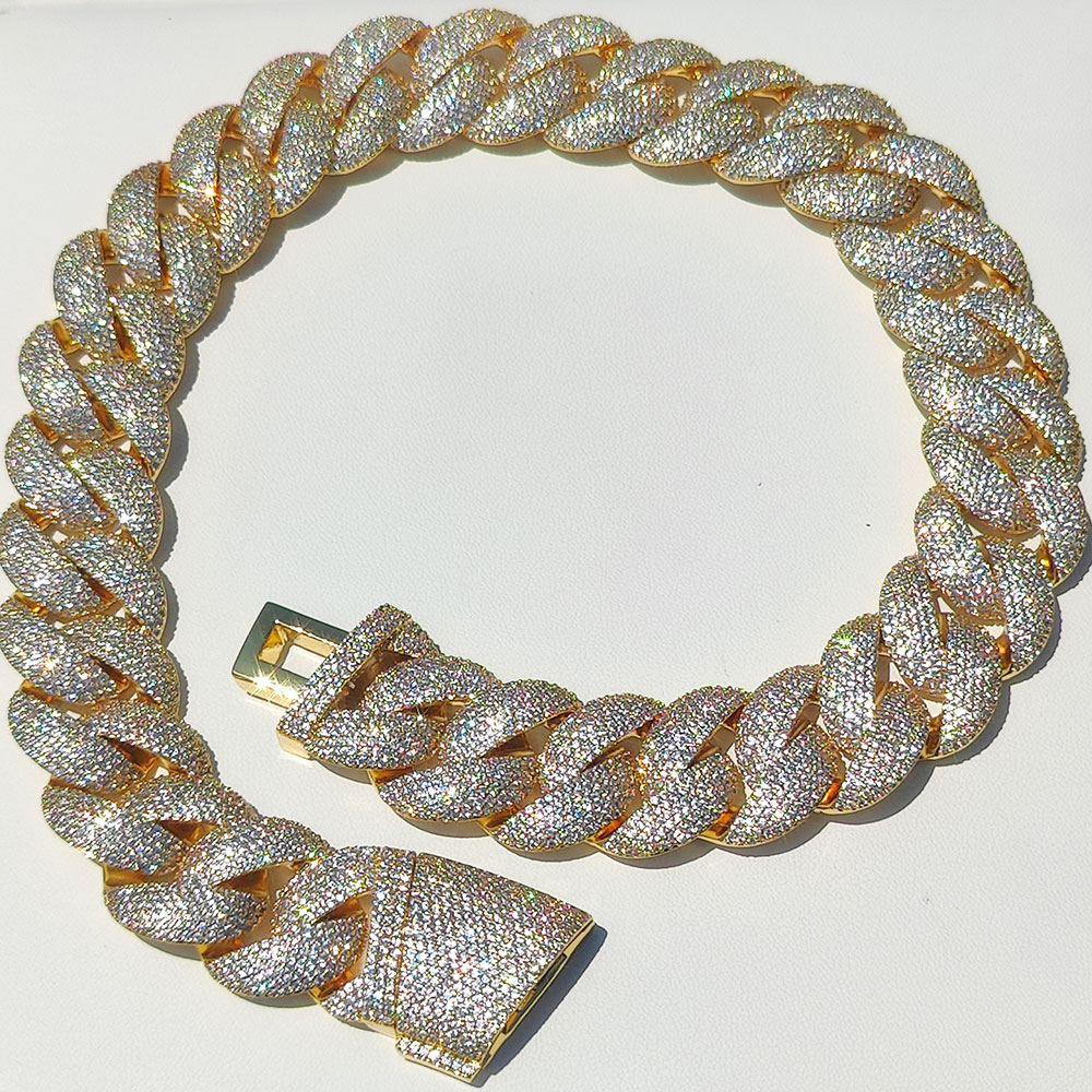 Lüks 24MM 6 Sıralı Küme 5A Elm - Cuban Link Chain 12Mm incelemesi ve fiyatı