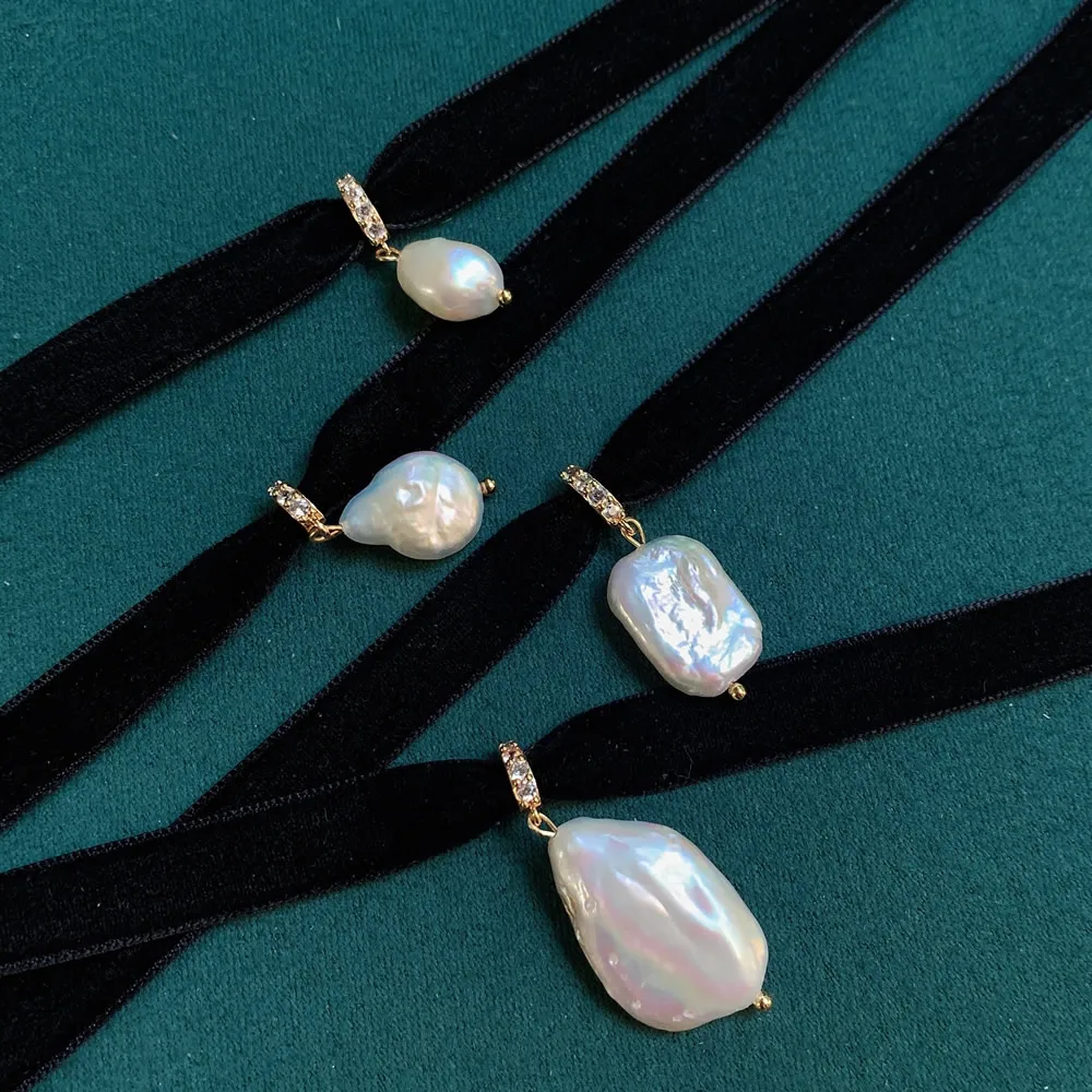 Siyah Kadife Kurdele Gerdanlık - Pearl Choker Necklace Vintage incelemesi ve fiyatı