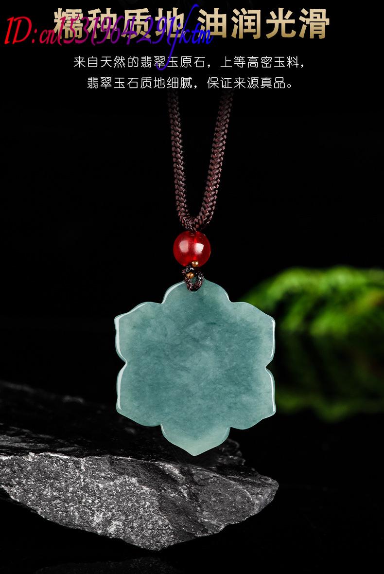 Burma Yeşim Taşı Çiçek Kolye U - Necklaces incelemesi ve fiyatı