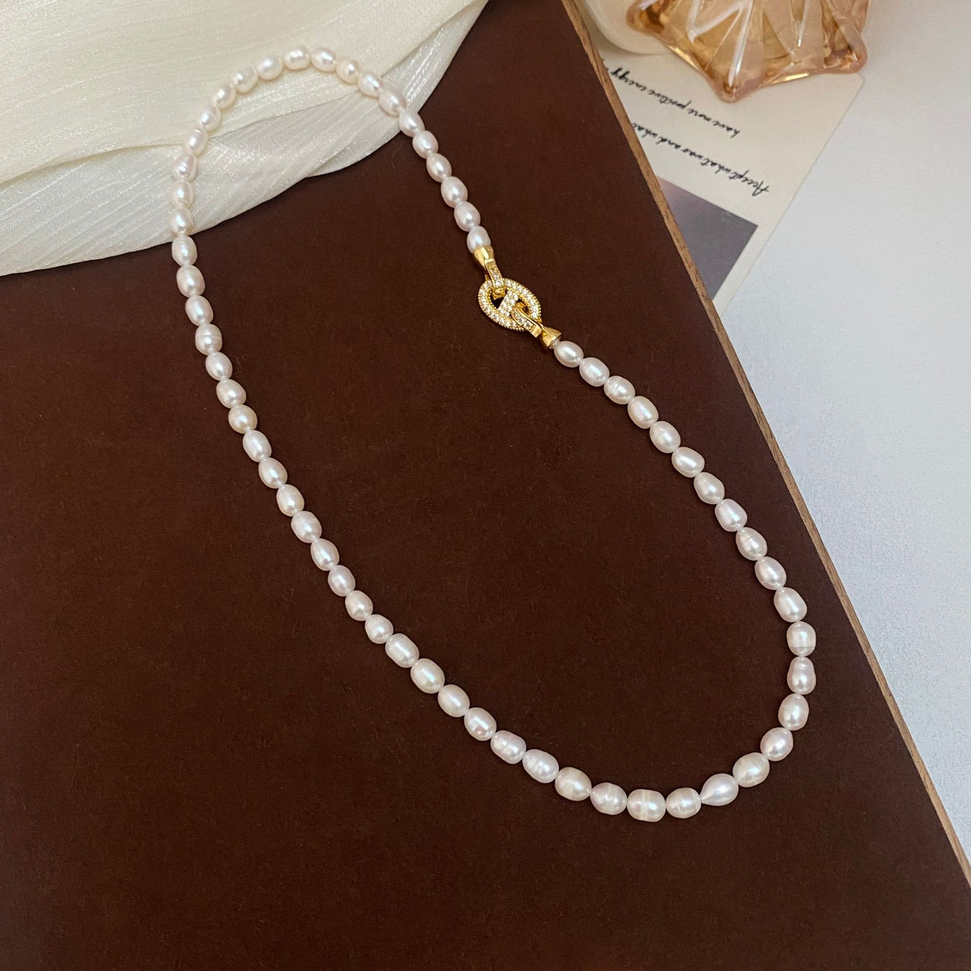 Yüksek Kaliteli Trendy Parlak  - Cross Pendant Necklace Gold incelemesi ve fiyatı