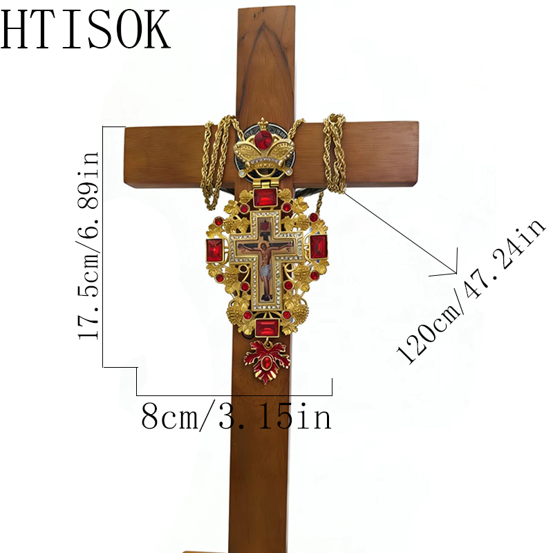 Yeni Premium Kırmızı Mücevherl - Cross Pendant Necklace Gold incelemesi ve fiyatı