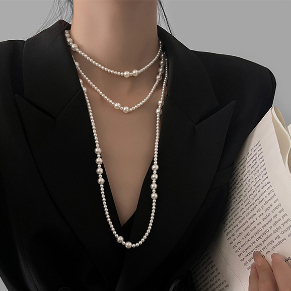 Kadınlar için Vintage uzun çok - Pearl Choker Necklace Vintage incelemesi ve fiyatı