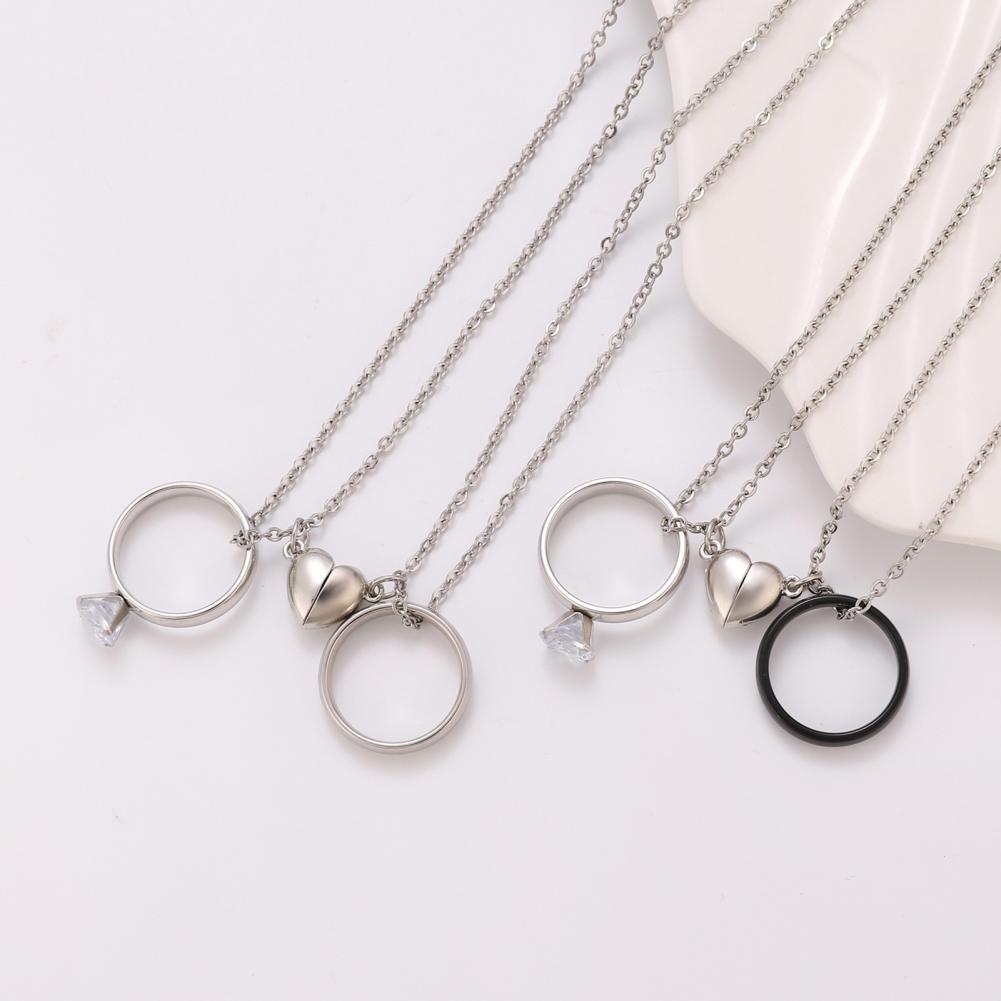 Yüzük Kolye Seti Aşk Manyetik  - Magnetic Couple Matching Necklaces incelemesi ve fiyatı