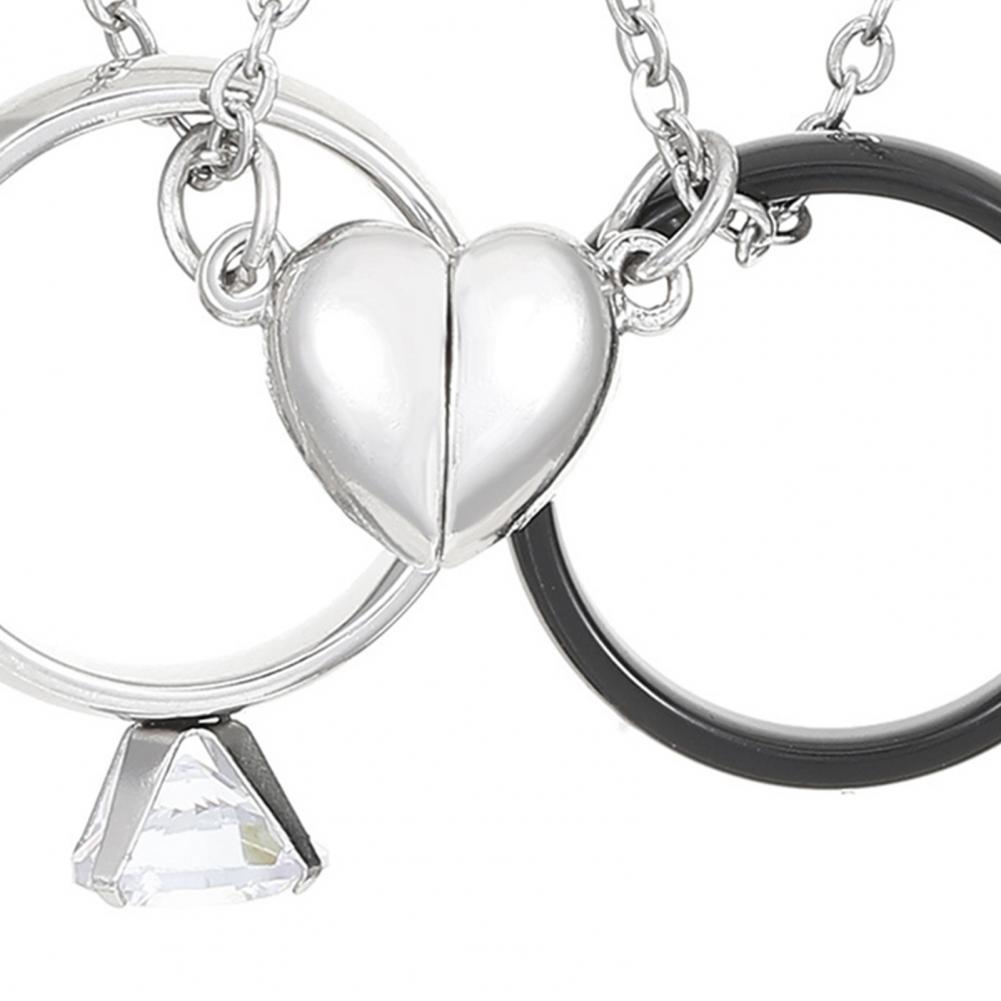 Yüzük Kolye Seti Aşk Manyetik  - Magnetic Couple Matching Necklaces incelemesi ve fiyatı