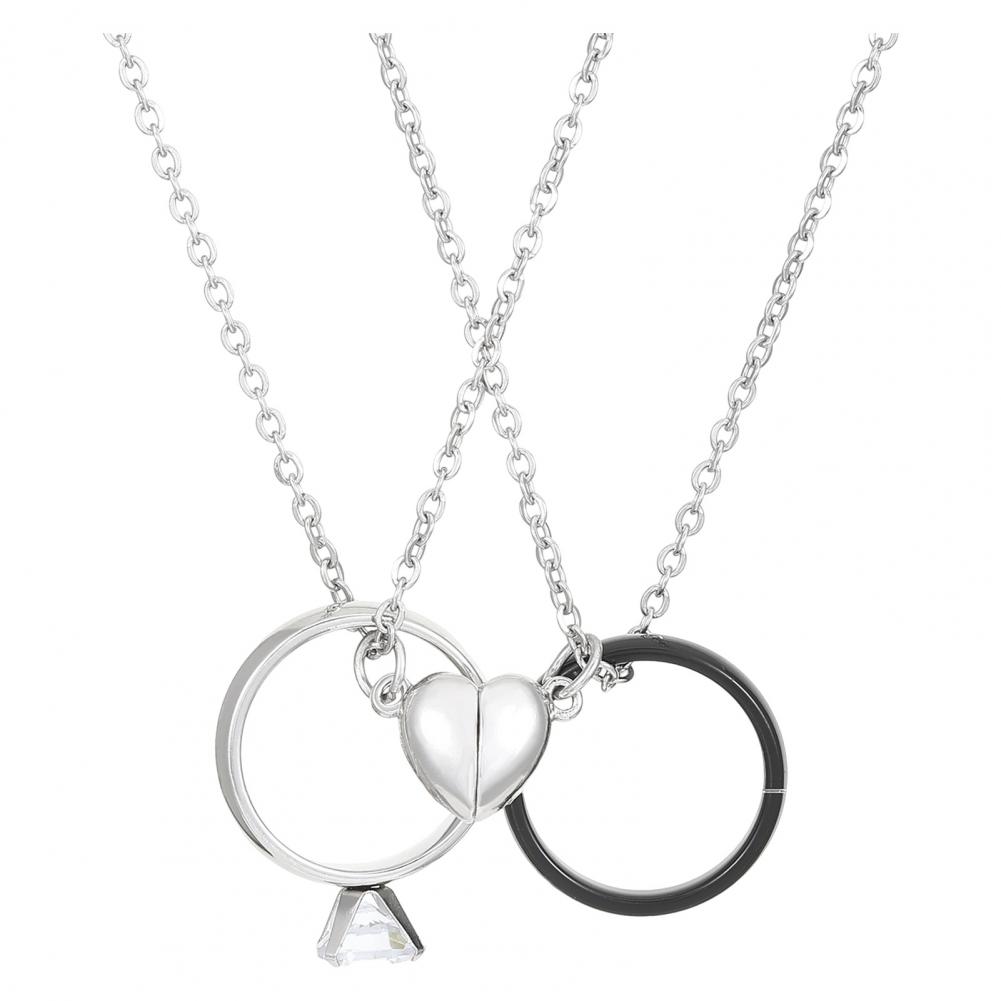 Yüzük Kolye Seti Aşk Manyetik  - Magnetic Couple Matching Necklaces incelemesi ve fiyatı