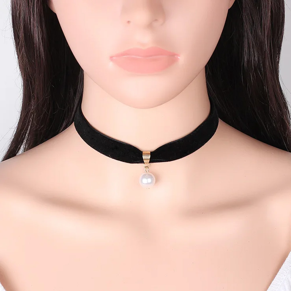 Basit Vintage İnci Gerdanlık K - Pearl Choker Necklace Vintage incelemesi ve fiyatı