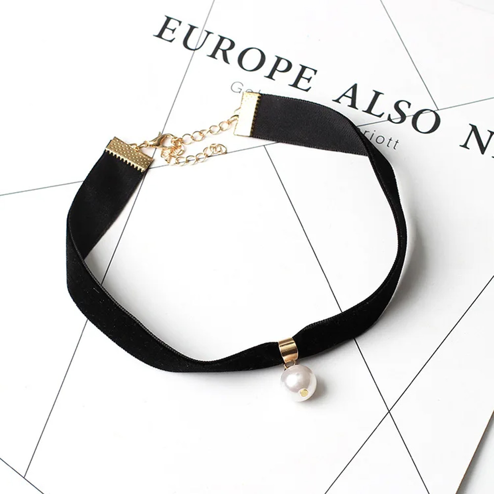 Basit Vintage İnci Gerdanlık K - Pearl Choker Necklace Vintage incelemesi ve fiyatı