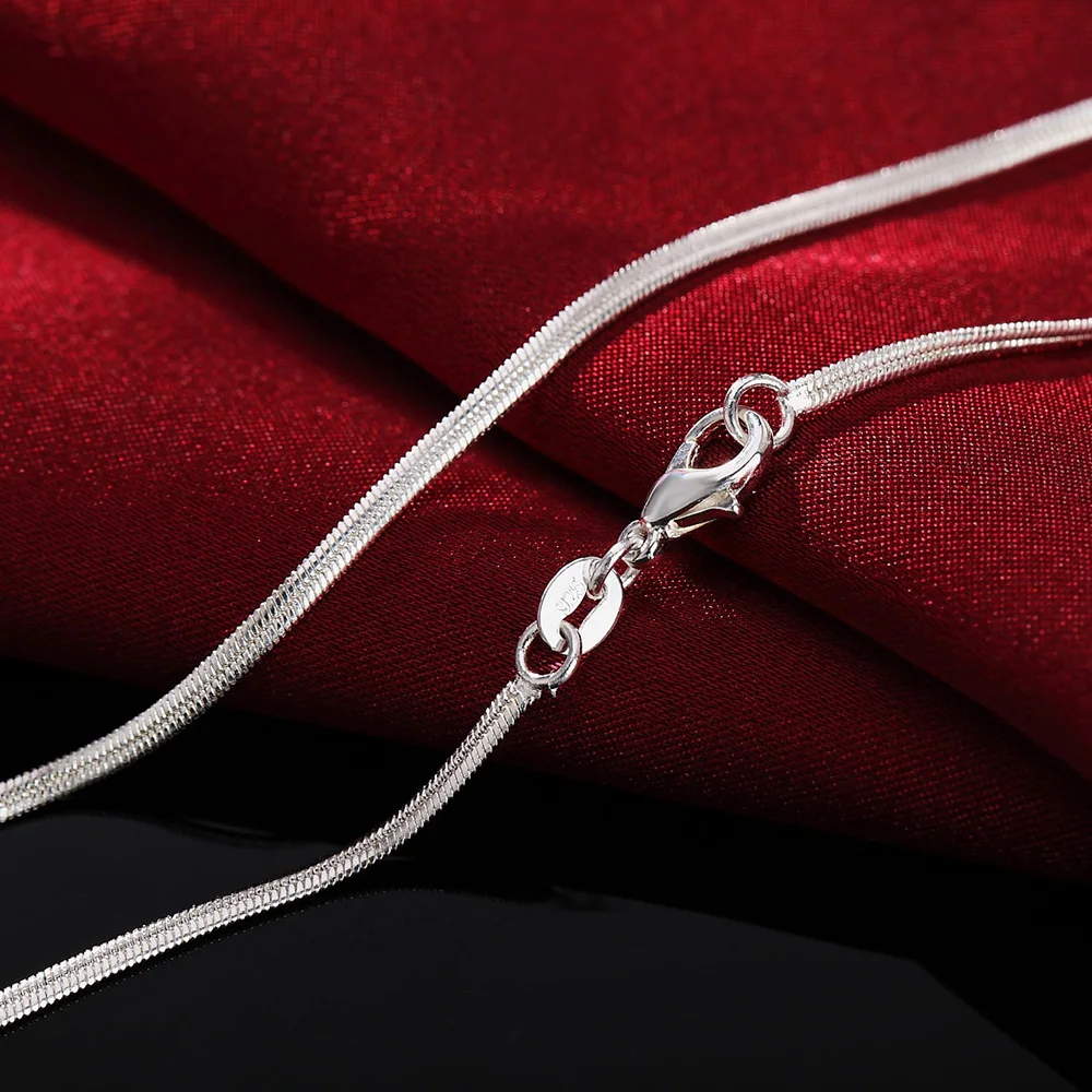 40-75cm uzunluk 925 ayar gümüş - 925 Sterling Silver Chain Necklace Men incelemesi ve fiyatı