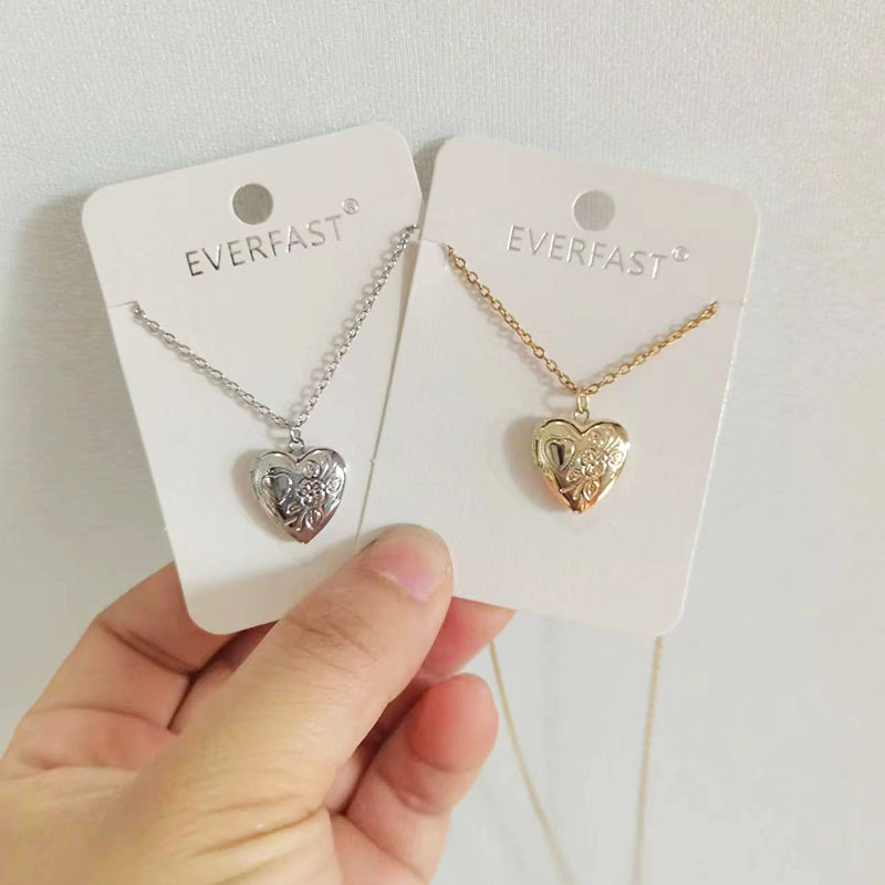 1 adet minik kalp 14mm fotoğra - Heart Locket Necklace Photo incelemesi ve fiyatı