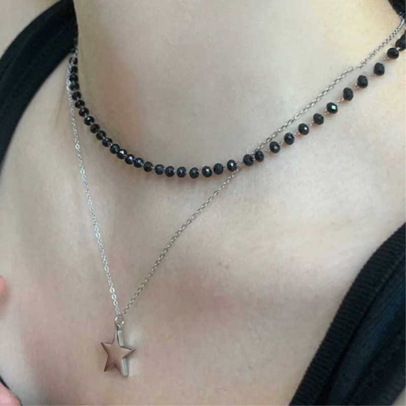 6 Parça Gotik Katmanlı Kolye S - Layered Pendant Necklace Aesthetic incelemesi ve fiyatı