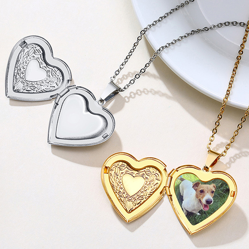 Kişiye Özel Madalyon Kolye Öze - Heart Locket Necklace Photo incelemesi ve fiyatı