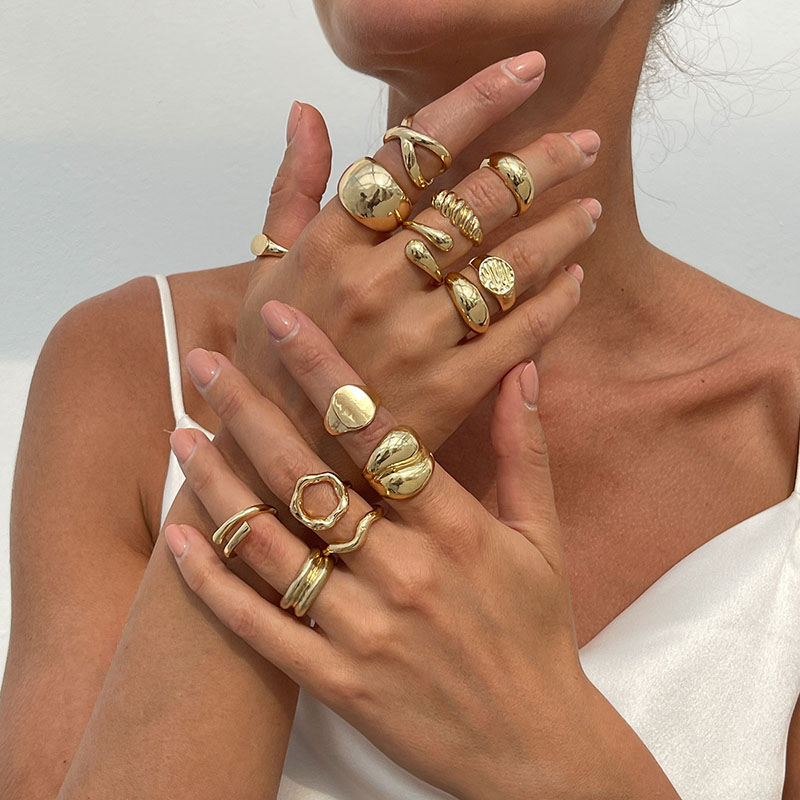 Moda Vintage Metal Yüzükler Ka - Vintage Punk Knuckle Rings Set incelemesi ve fiyatı