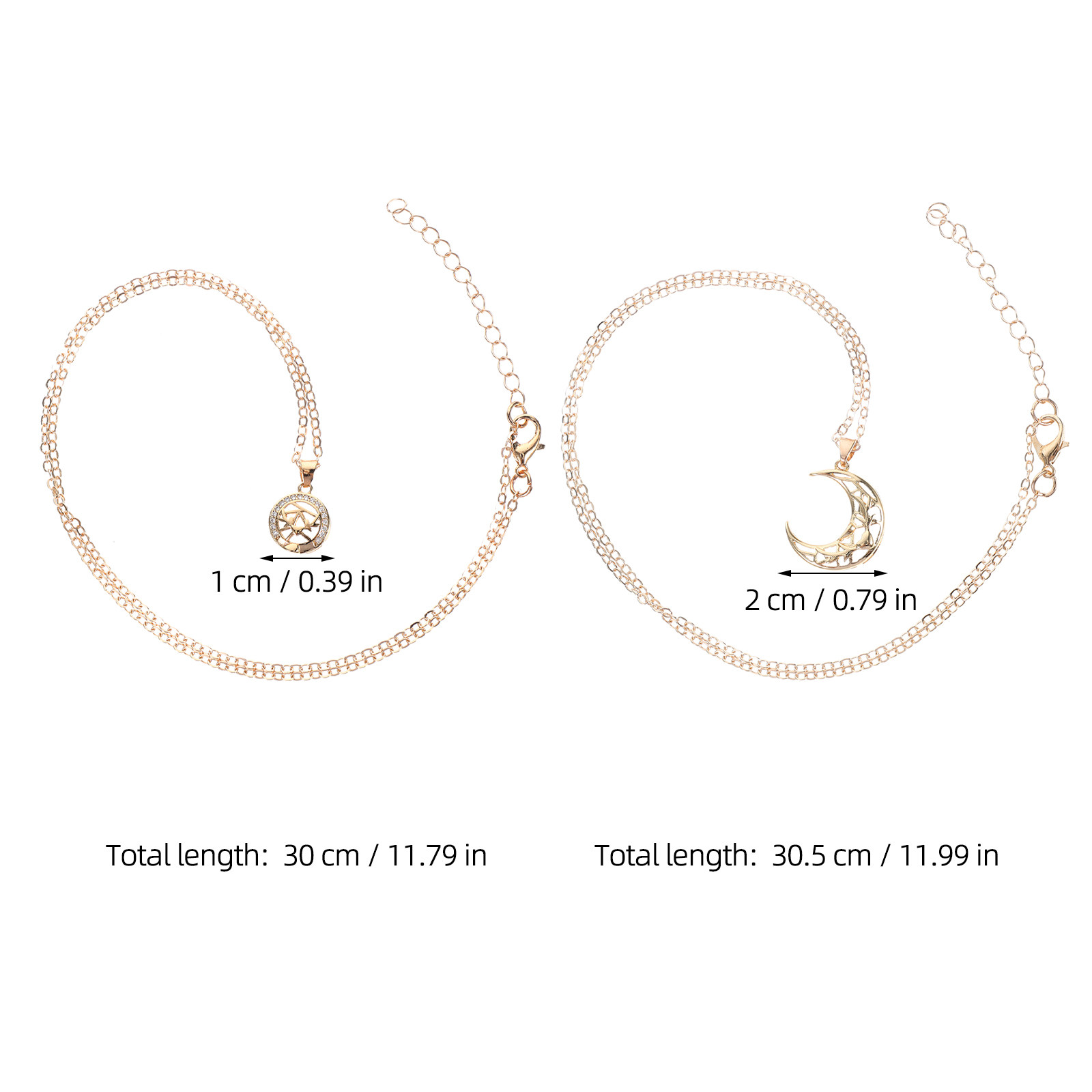 1 Çift Güneş Ay Kolye Çiftler  - Magnetic Couple Matching Necklaces incelemesi ve fiyatı