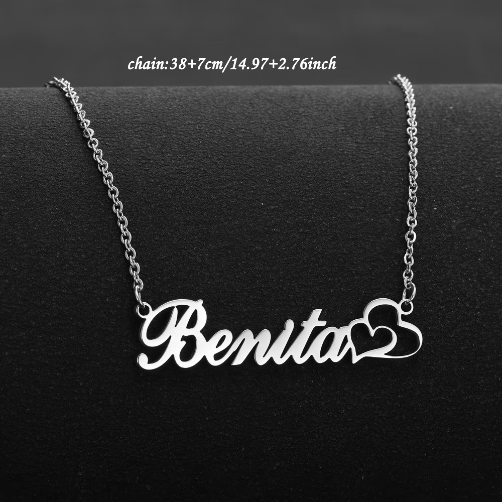Kişiselleştirilmiş Çift Kalp Ö - Custom Name Necklace Stainless Steel incelemesi ve fiyatı