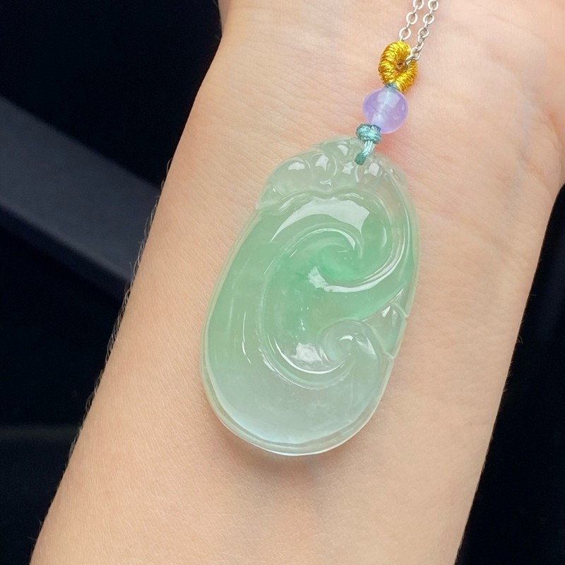 Yeşil Desenli Jade Taşlı Kolye - Necklaces incelemesi ve fiyatı