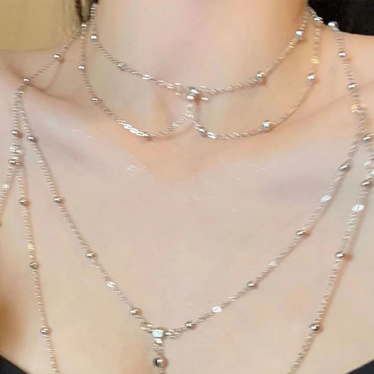 Seksi estetik çok katmanlı köp - Layered Pendant Necklace Aesthetic incelemesi ve fiyatı