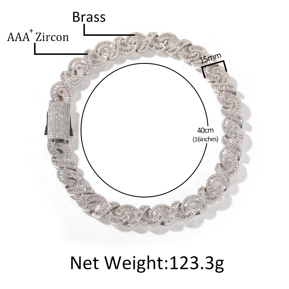 BLING kral 15mm Infinity küba  - Cuban Link Chain 12Mm incelemesi ve fiyatı