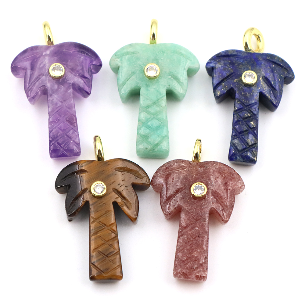 30mm Doğal Taş Hindistan Ceviz - Crystal Pendant Necklace Natural Stone incelemesi ve fiyatı