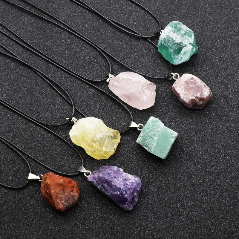 Doğal Ametist Çiçek Kolye Reik - Crystal Pendant Necklace Natural Stone incelemesi ve fiyatı