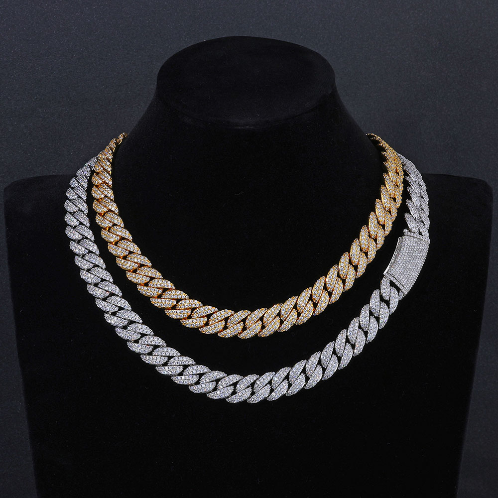 ESKEEM Yeni Stil 13MM Buzlu Kü - Cuban Link Chain 12Mm incelemesi ve fiyatı
