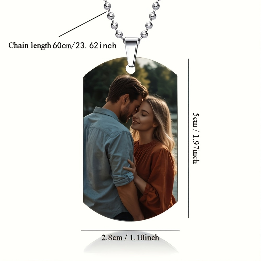 Kişiye Özel Erkek Kolye, Çift  - Custom Name Necklace Stainless Steel incelemesi ve fiyatı